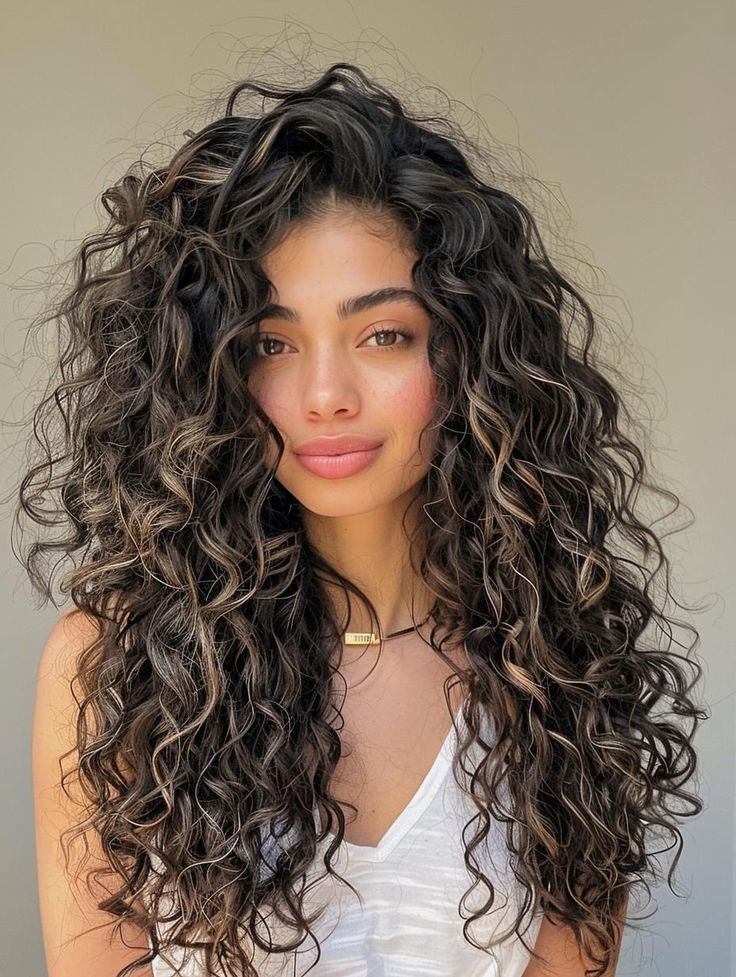 Curly hair - type 3
