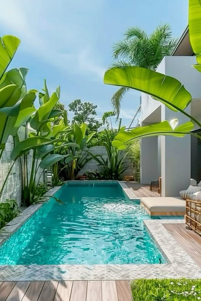 light inground pool